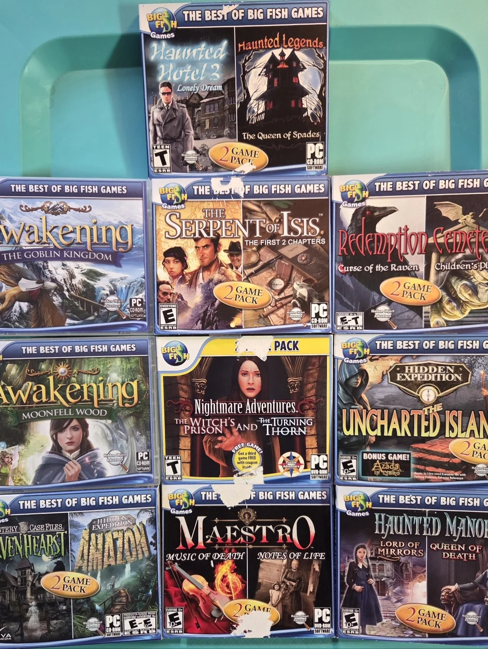 Assorted 18 PC Games